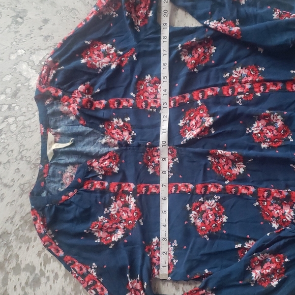 Matilda Jane Make Believe So Vivid Floral Blouse SzM - Picture 5 of 9